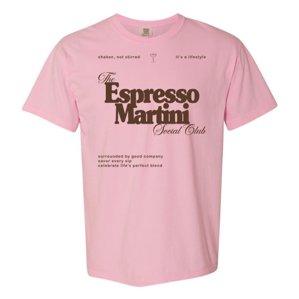 'Espresso Martini Social Club' T-Shirt from United Monograms