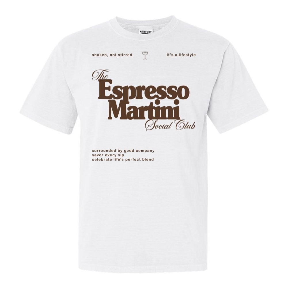 'Espresso Martini Social Club' T-Shirt from United Monograms