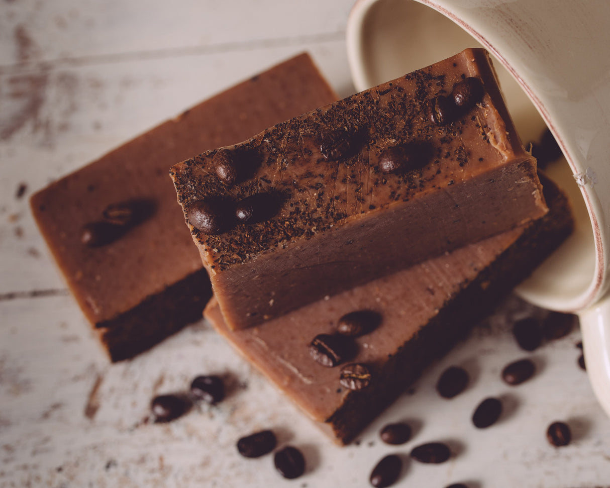 Espresso Yourself Exfoliating Organic Handmade Coffee Soap Minimize Cellulite! from Sweet Harvest Farms