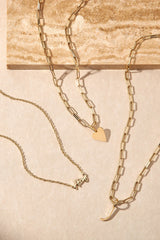 Essential Letter Charm Necklace from eklexic