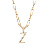 Essential Letter Charm Necklace from eklexic