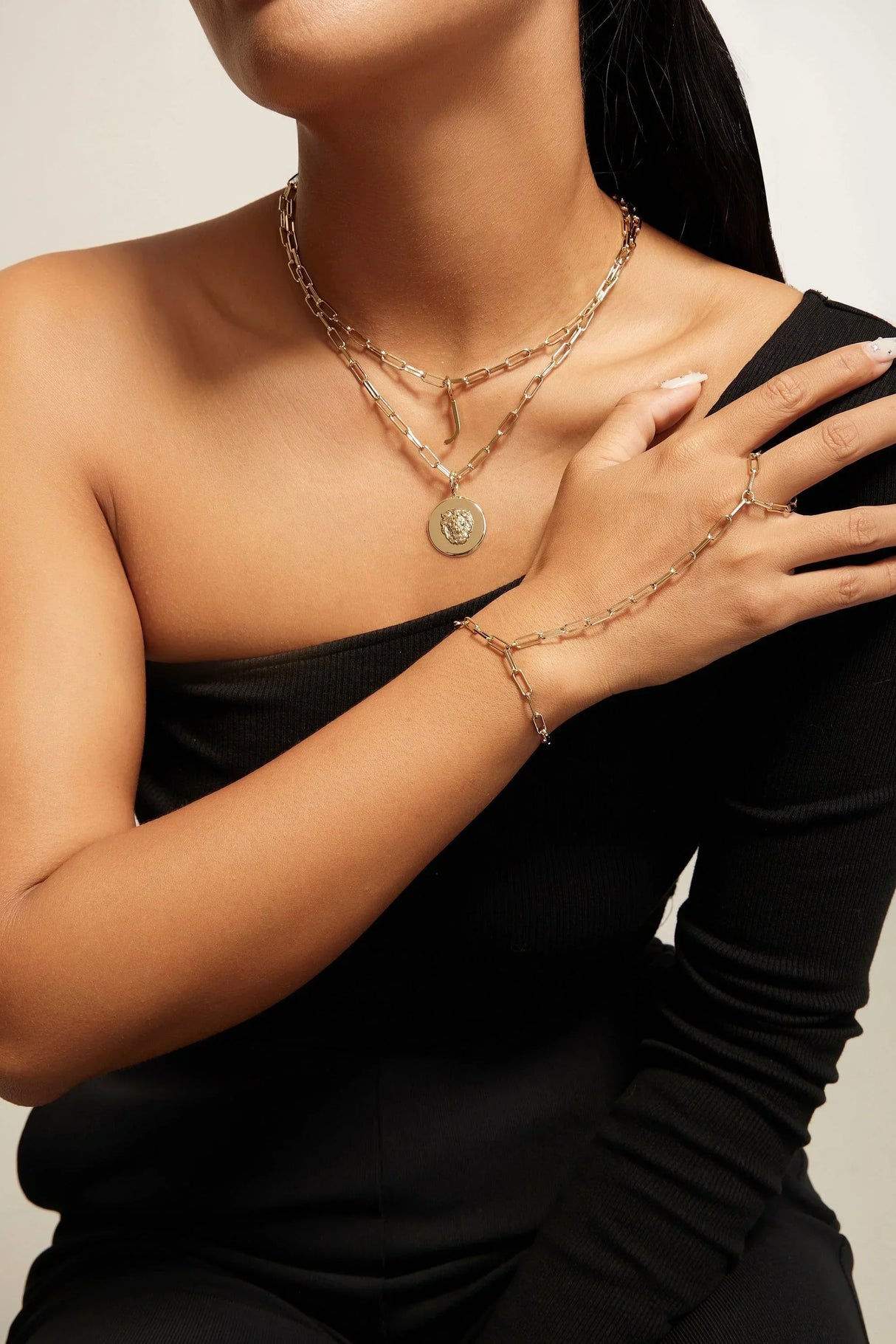 Essential Letter Charm Necklace from eklexic
