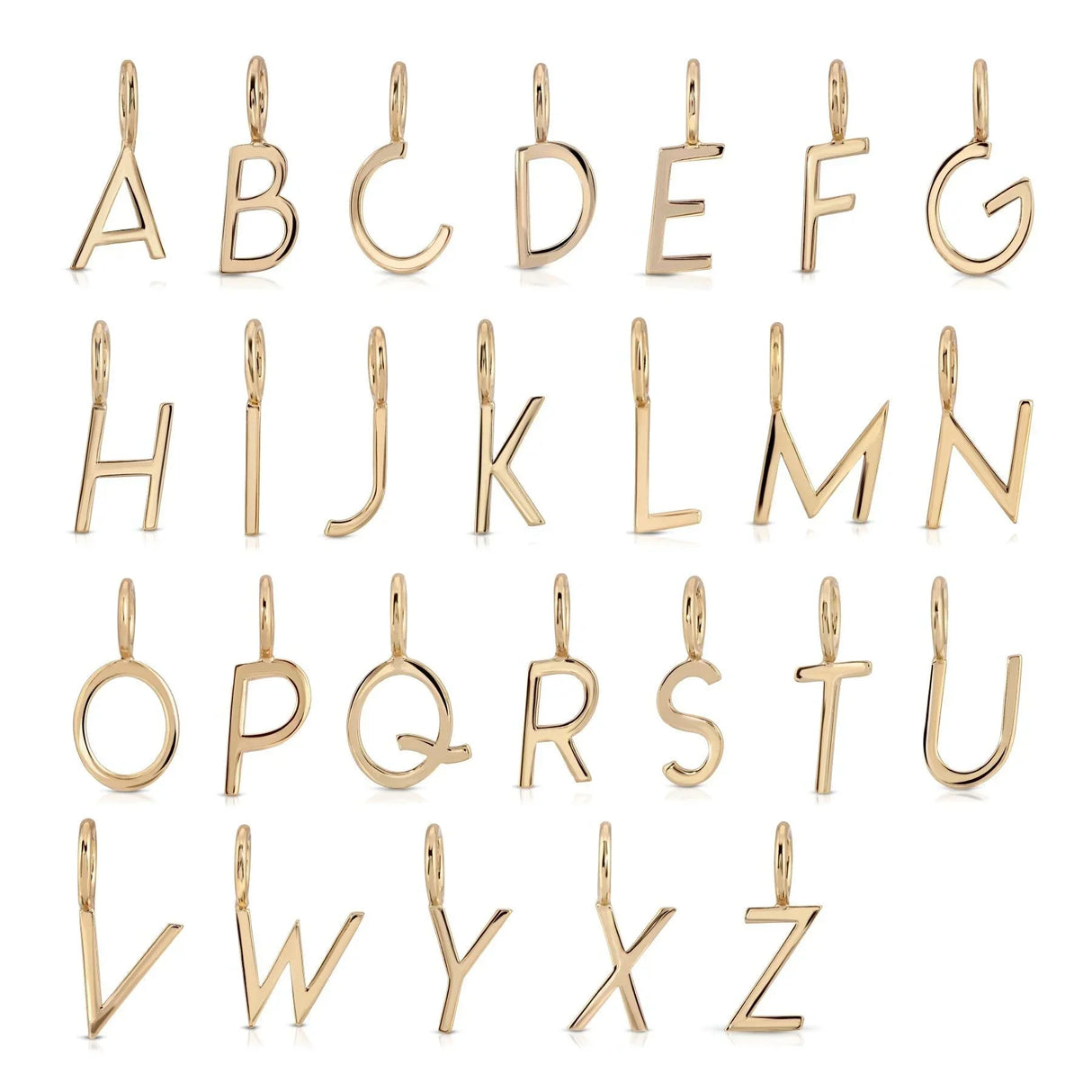 Essential Letter Charm Necklace from eklexic
