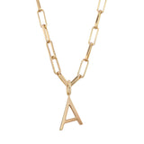 Essential Letter Charm Necklace from eklexic