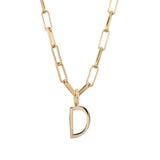 Essential Letter Charm Necklace from eklexic