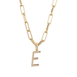 Essential Letter Charm Necklace from eklexic