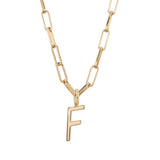 Essential Letter Charm Necklace from eklexic