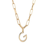 Essential Letter Charm Necklace from eklexic