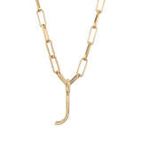 Essential Letter Charm Necklace from eklexic