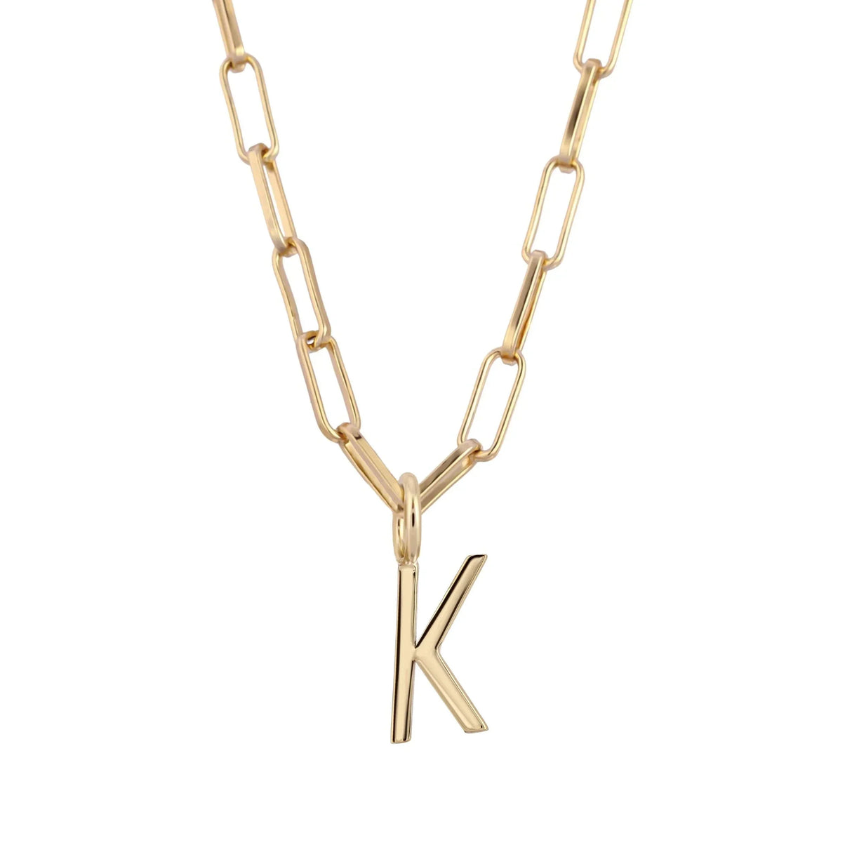 Essential Letter Charm Necklace from eklexic