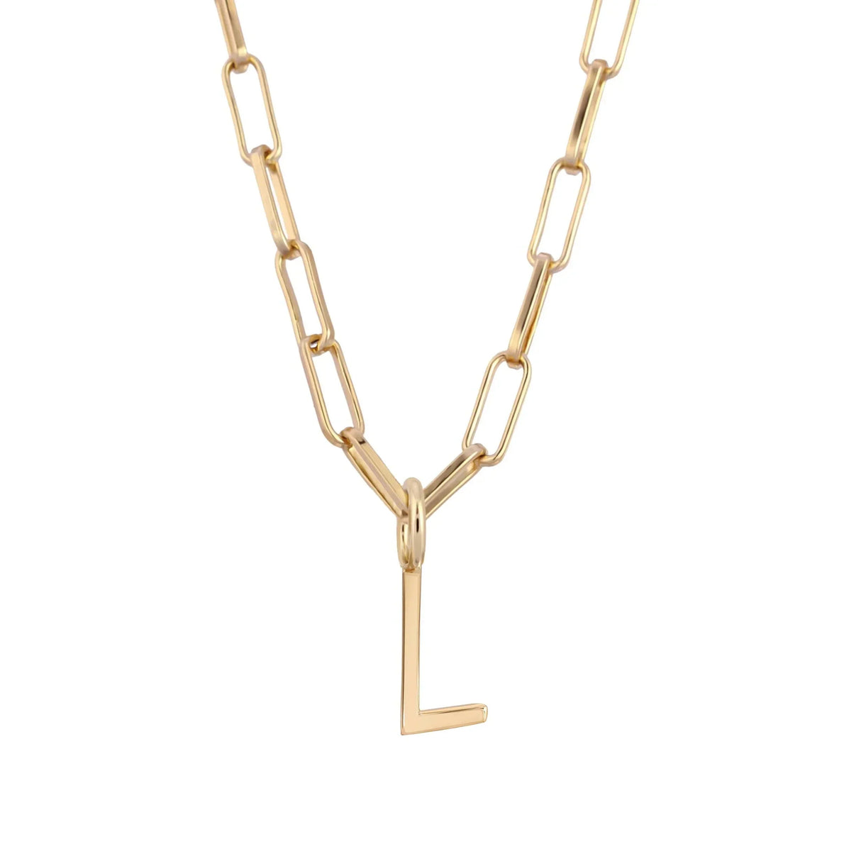 Essential Letter Charm Necklace from eklexic