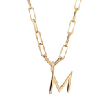 Essential Letter Charm Necklace from eklexic
