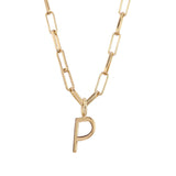 Essential Letter Charm Necklace from eklexic