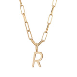 Essential Letter Charm Necklace from eklexic