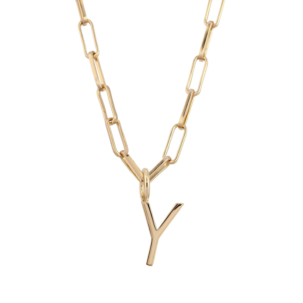 Essential Letter Charm Necklace from eklexic