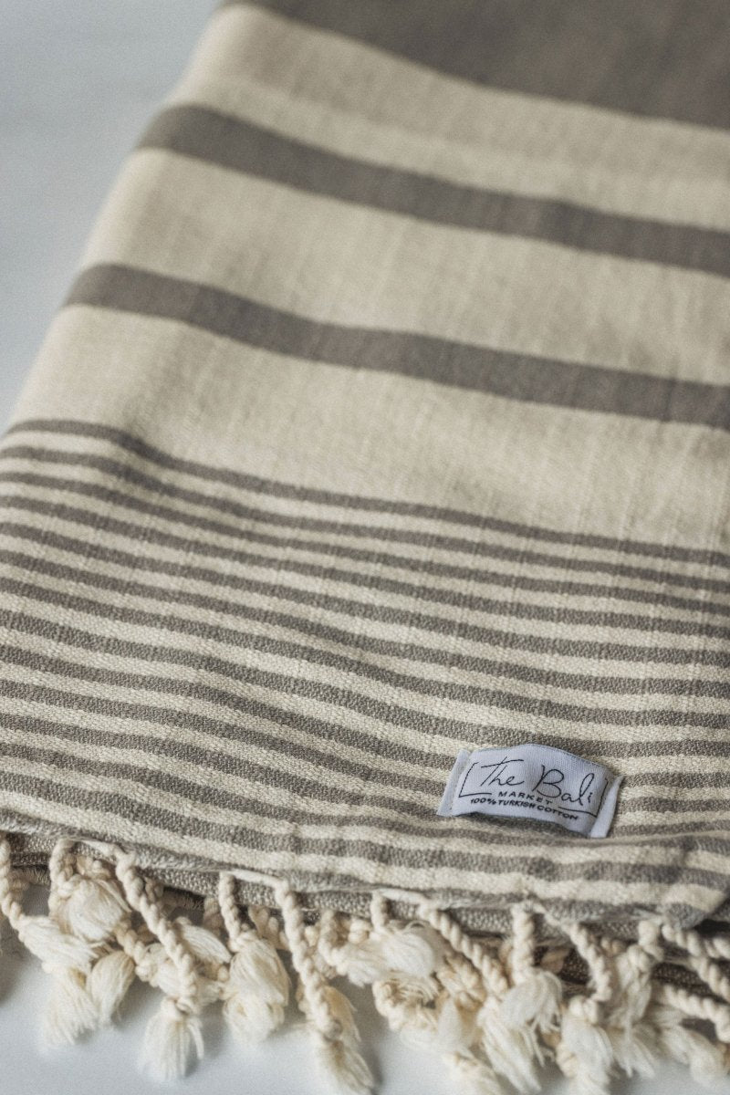 Essential Stripe Turkish Towels – Beautiful, Versatile, and Quick-Drying from The Bali Market