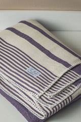 Essential Stripe Throw Blanket Collection – Turkish Cotton, 70” x 90” from The Bali Market