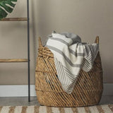 Essential Stripe Throw Blanket Collection – Turkish Cotton, 70” x 90” from The Bali Market