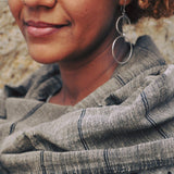 Earthy Striped Scarf from SLATE + SALT