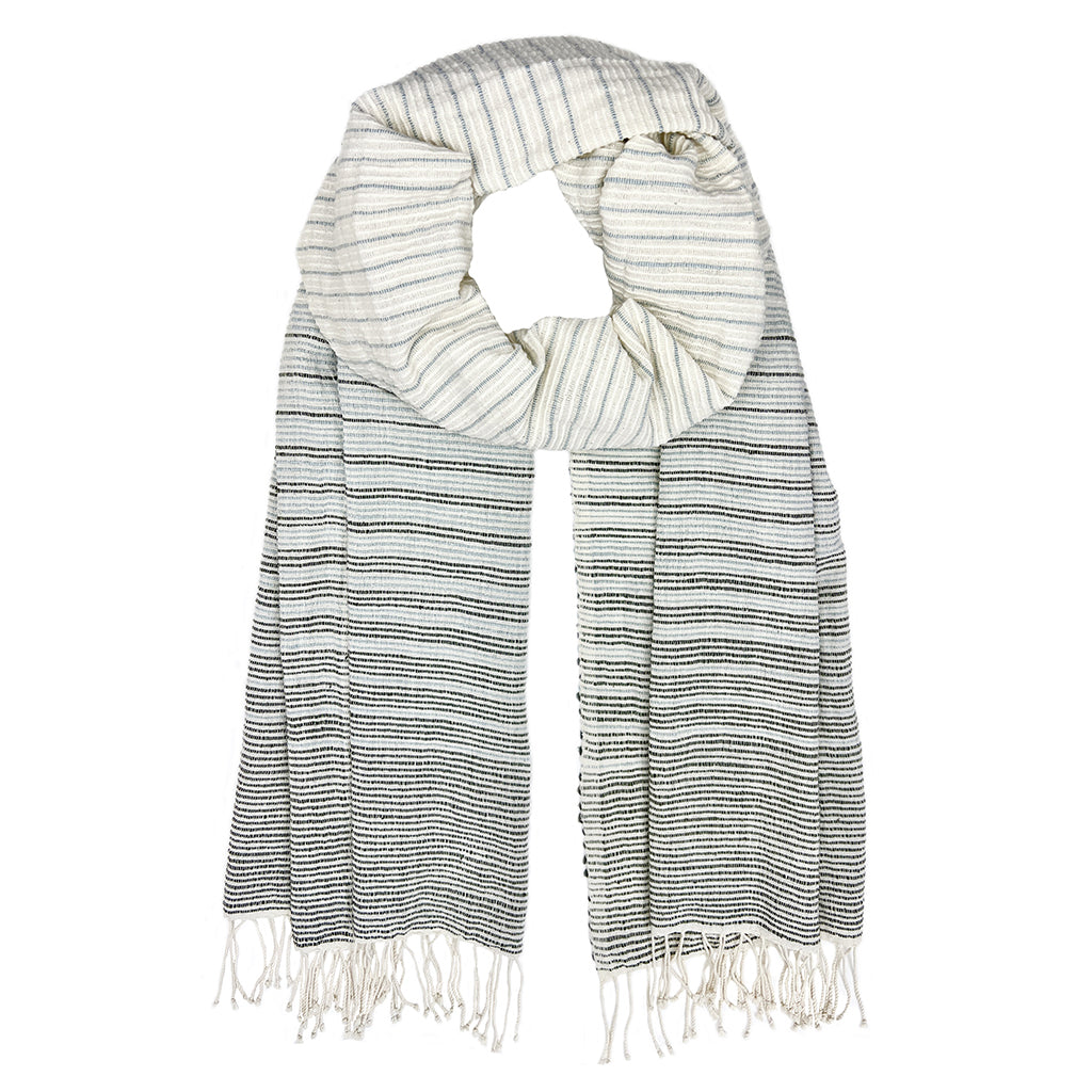 Ethiopia Handloom Wrap Scarf from SLATE + SALT