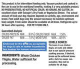 Evanger's All Life Stages Whole Chicken Thighs Wet Dog Can (12oz) from The Family Pet