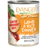 Evanger's Super Premium All Life Stages Lamb & Rice Dinner Wet Dog Can (12.5oz) from The Family Pet