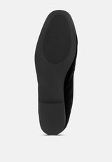 Evelio Horsebit Embellished Velvet Loafers from London Rag International