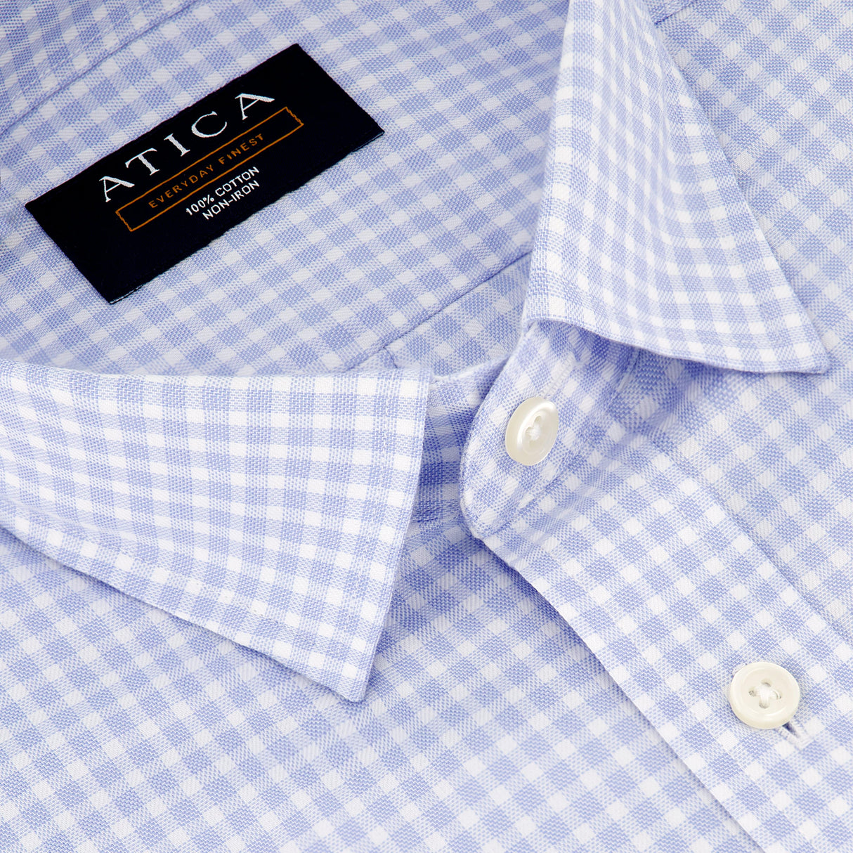EVERYDAY Light Blue Gingham Shirt from Atica Man