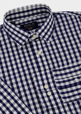 EVERYDAY Navy Gingham Shirt from Atica Man