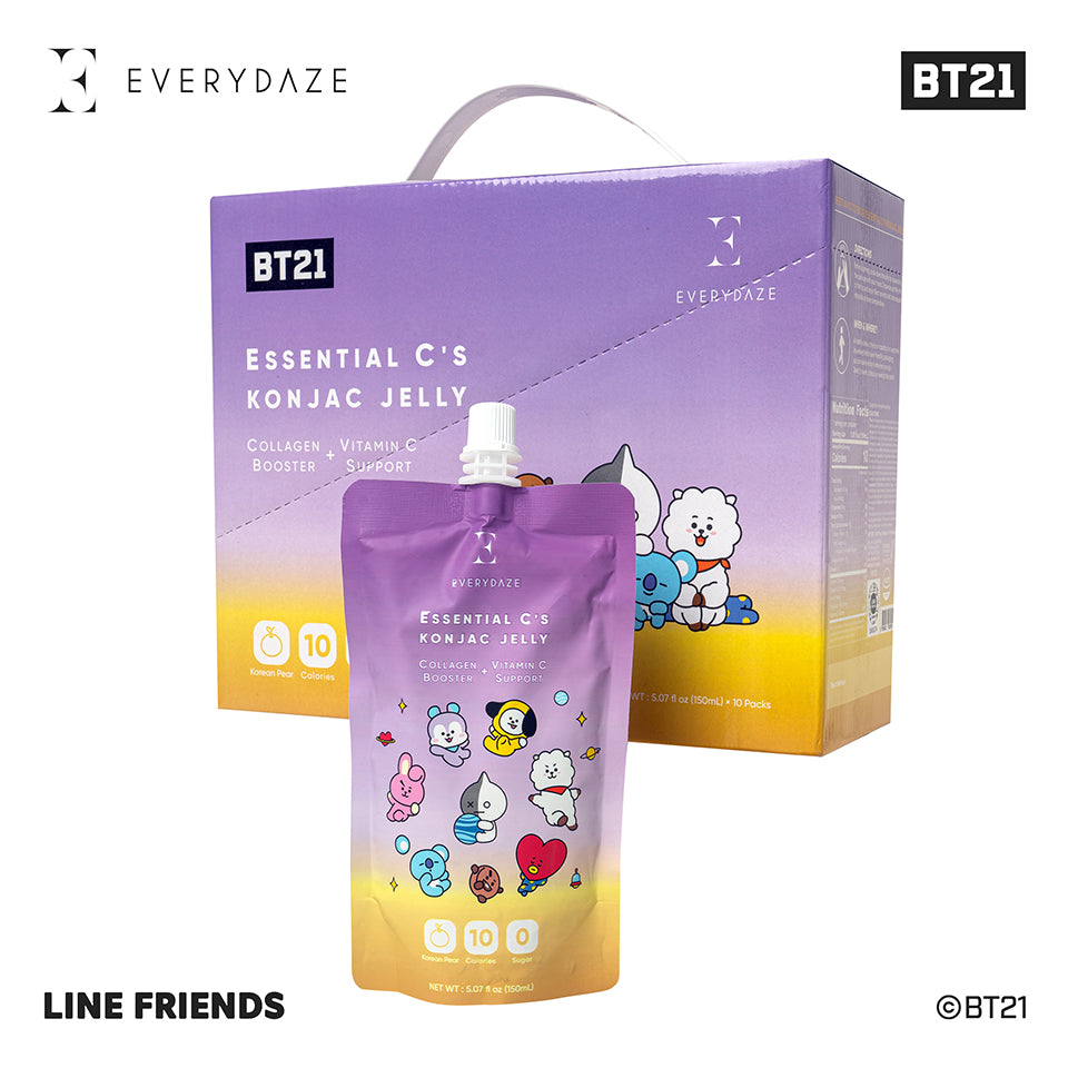 EVERYDAZE with BT21: Essential C’s Konjac Jelly – Pear