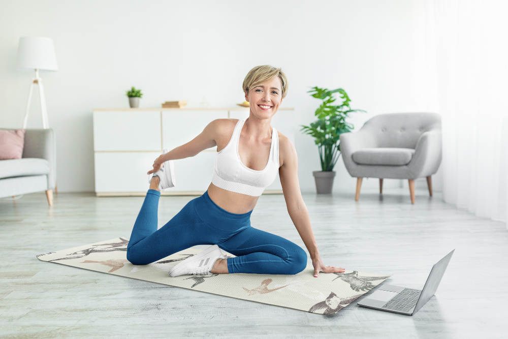 Yoga Mat | 6mm Thick | Tan | Non-Slip | Eco Friendly | Yune Yoga | Flint from Yune Yoga