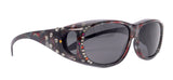 Explorer, (Bling) (Fit Over) Glasses W (Volcano, Black Diamond) Genuine European Crystals, Polarized Sunglasses (Smoke Grey) NY Fifth Avenue From NY Fifth Avenue