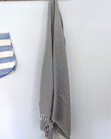 Explorer Towel | Oversized Turkish Cotton Towel with Geometric Design from The Bali Market