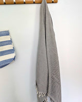 Explorer Towel | Oversized Turkish Cotton Towel with Geometric Design from The Bali Market
