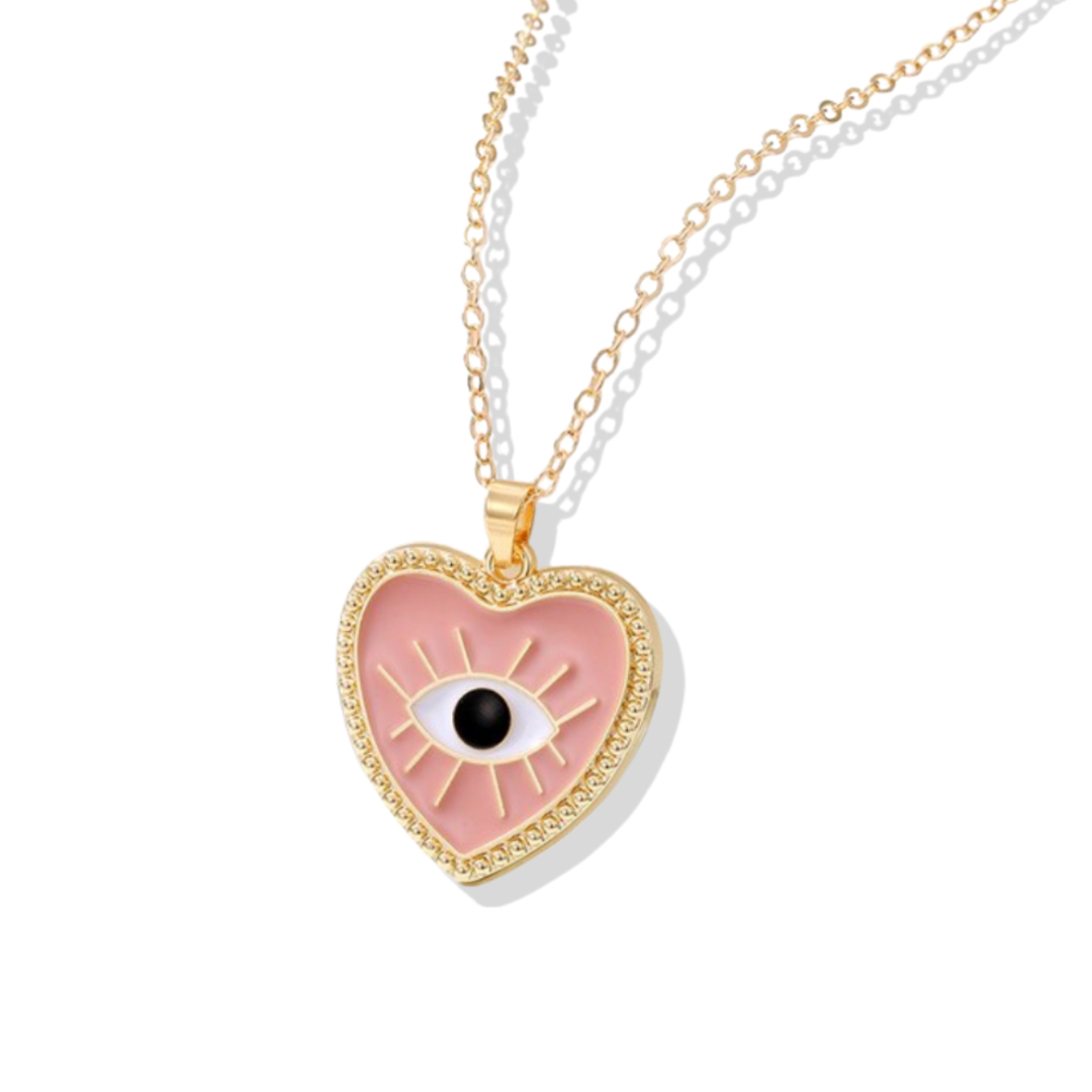 All Seeing Eye Necklace - Pink from Medusa's Makeup