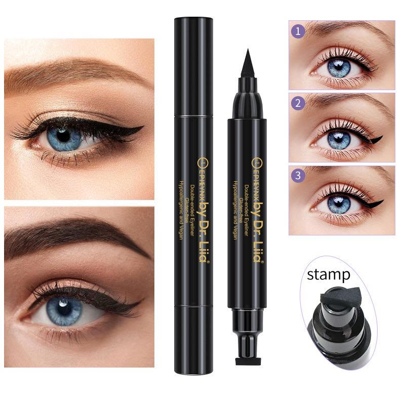 Double Ended Liquid Eyeliner for Winged Look from Epilynx Skincare and Cosmetics