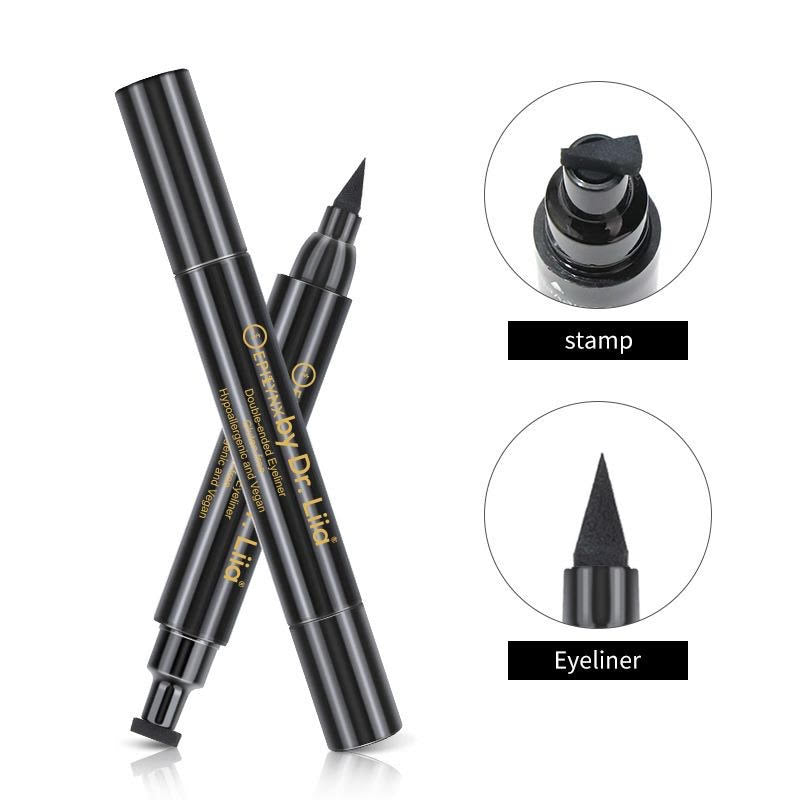Double Ended Liquid Eyeliner for Winged Look from Epilynx Skincare and Cosmetics