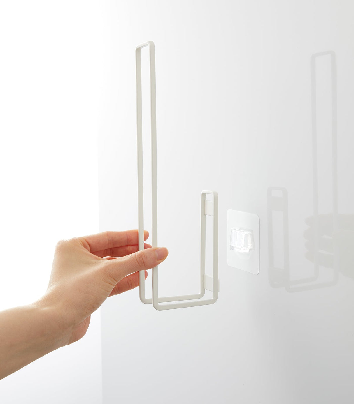 Traceless Adhesive Toilet Paper Holder - Steel from Yamazaki Home
