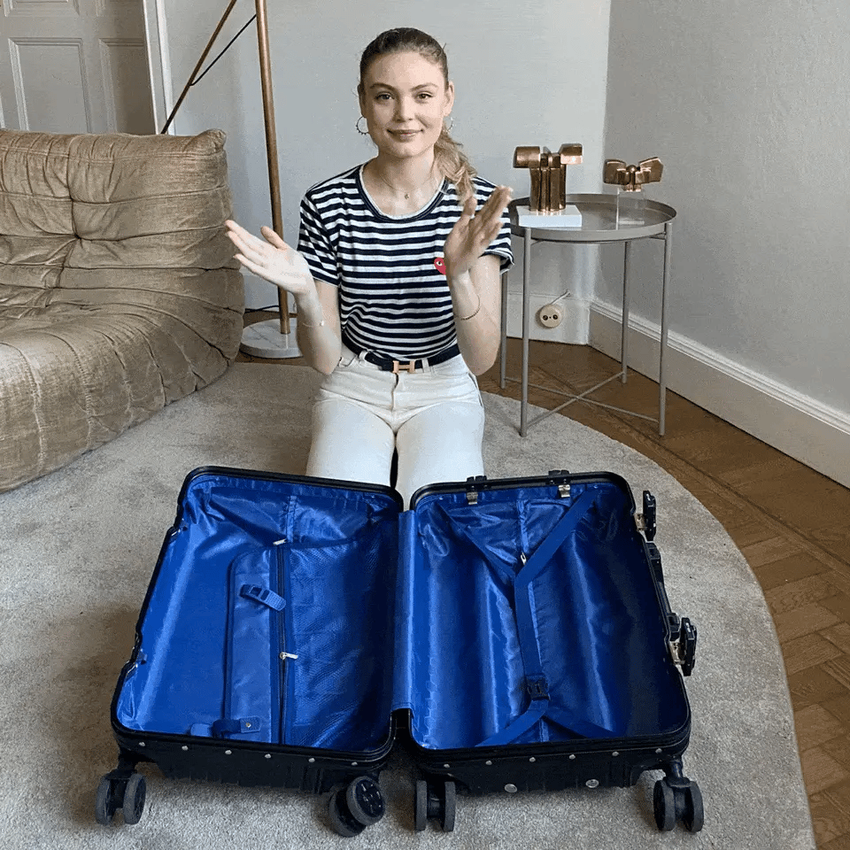BA Travel Set, 8-pack Black From Bag-all
