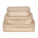 Compression Cubes & Packing Bags Set, 8-pack, Taupe From Bag-all