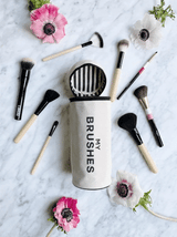 Brushes, Cylinder Case, Cream From Bag-all
