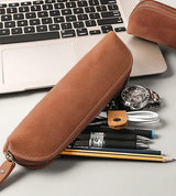 The Paavo Leather Pen Case | Leather Makeup Pouch from STEEL HORSE LEATHER