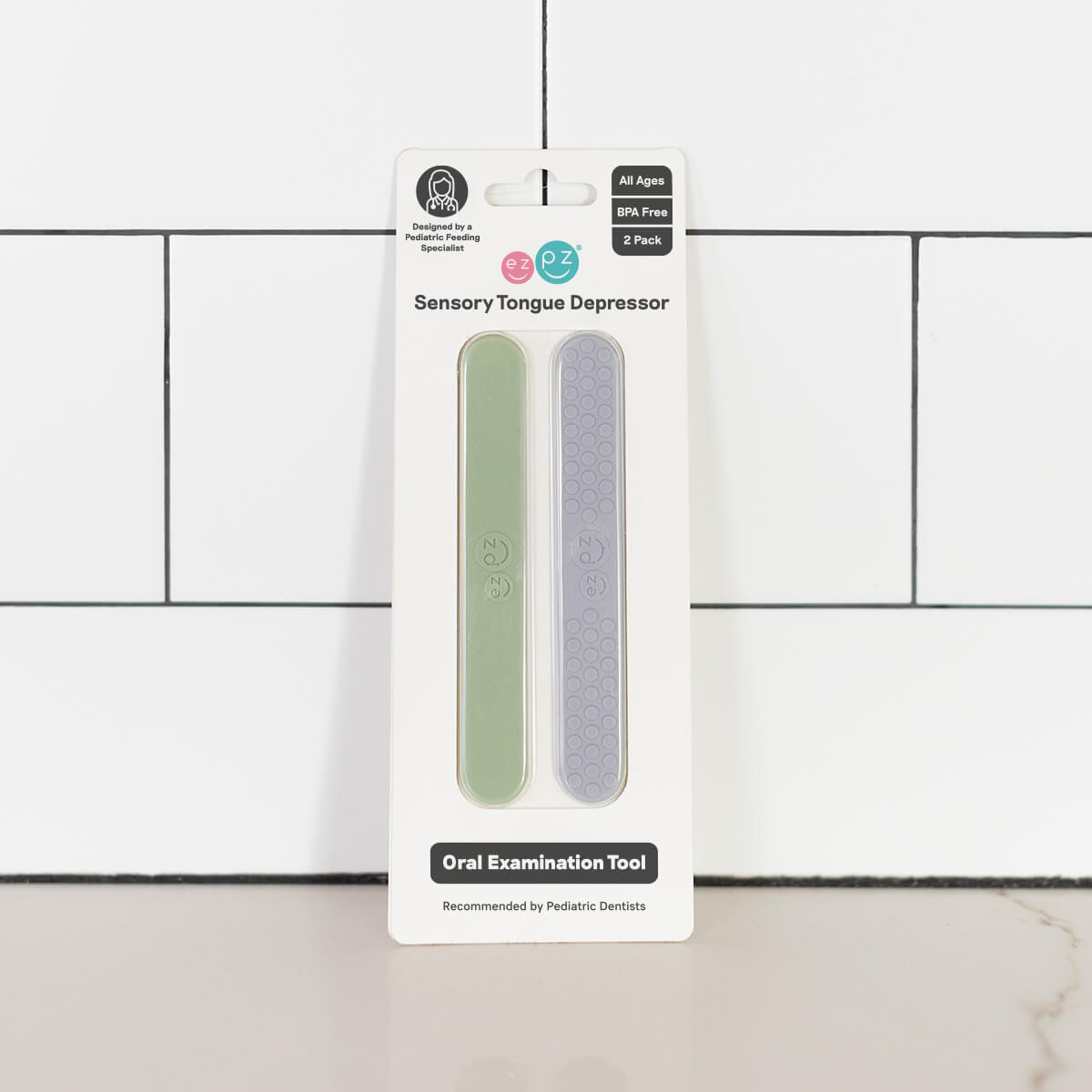 Sensory Tongue Depressor (2-Pack) from ezpz