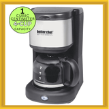 Better Chef 4-Cup Stainless Steel Coffeemaker from Jupiter Gear Home