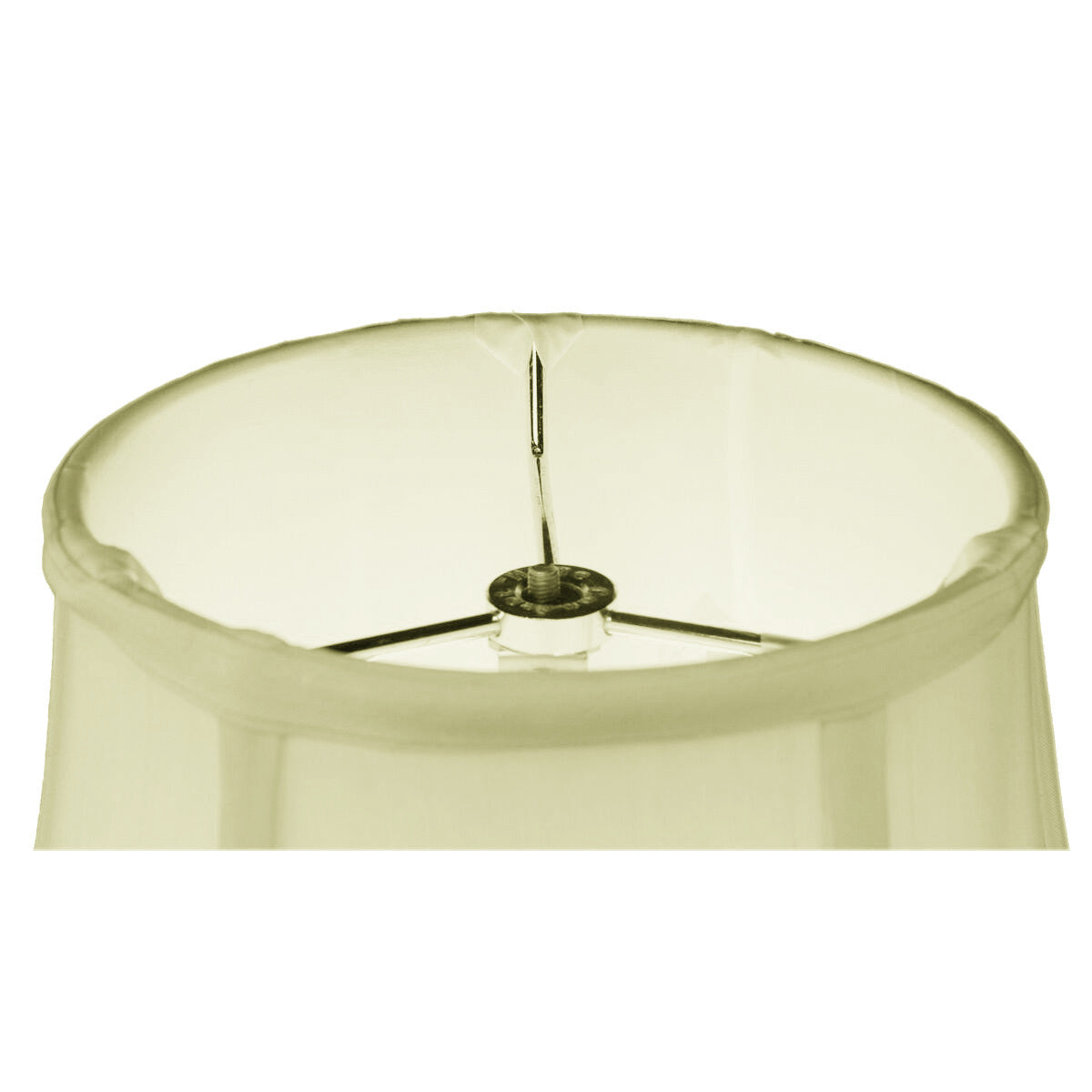 Egg Shell 14"W x 11"H Shantung Bell Lampshade From LampsUSA