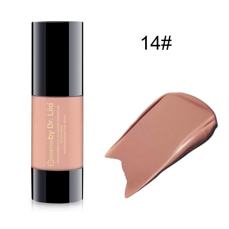 Full Coverage Foundation with SPF 15 - For Flawless Skin from Epilynx Skincare and Cosmetics
