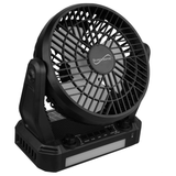 Supersonic Solar-Powered BT Speaker with FM Radio, LED Flashlight & Fan from Jupiter Gear Home