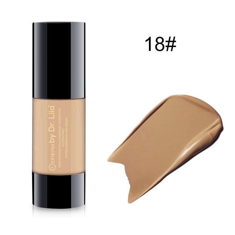 Full Coverage Foundation with SPF 15 - For Flawless Skin from Epilynx Skincare and Cosmetics