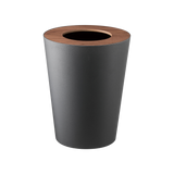 Trash Can - Two Styles - Steel + Wood from Yamazaki Home