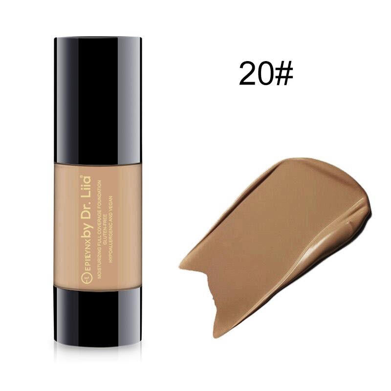 Full Coverage Foundation with SPF 15 - For Flawless Skin from Epilynx Skincare and Cosmetics